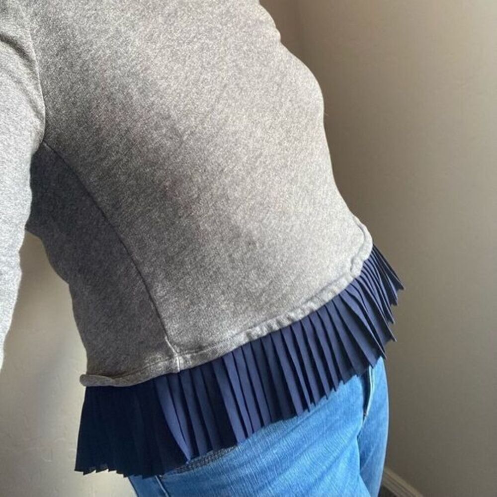 J Crew gray top  